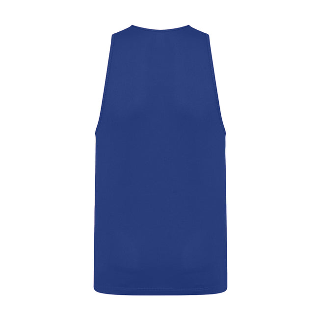 Royal - Back - AWDis Childrens-Kids Just Cool Sleeveless Vest Top
