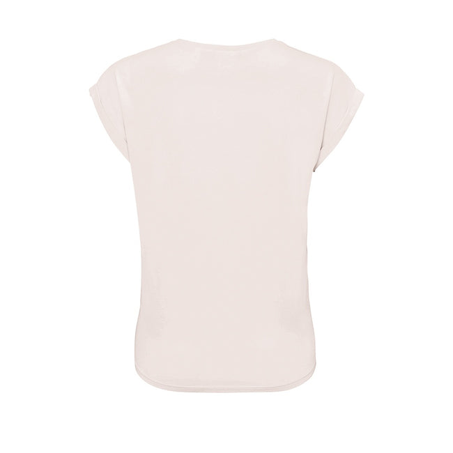 Creamy Pink - Back - SOLS Womens-Ladies Melba Plain Short Sleeve T-Shirt
