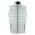 Metal Grey - Front - SOLS Mens Wave Padded Water Repellent Bodywarmer-Gilet