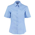 Light Blue - Front - Kustom Kit Womens-Ladies Short Sleeve Business-Work Shirt