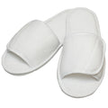White - Lifestyle - Towel City Adults Unisex Open Toe Slippers