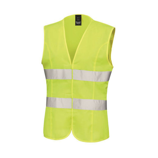 Fluorescent Yellow - Front - Result Core Womens-Ladies Sleeveless Hi Vis Vest