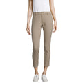 Chestnut - Back - SOLS Womens-Ladies Jules Chino Trousers