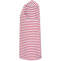 White-Red - Side - SOLS Mens Miles Striped Short Sleeve T-Shirt
