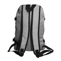 Grey Marl - Back - SOLS Unisex Wall Street Padded Backpack