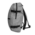 Grey Marl - Side - SOLS Unisex Wall Street Padded Backpack