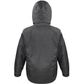 Black - Back - Result Mens Waterproof Denim Textured Rugged Jacket