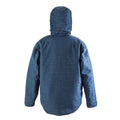 Navy - Back - Result Mens Waterproof Denim Textured Rugged Jacket