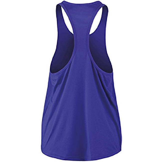 Sapphire - Back - Spiro Womens-Ladies Impact Softex Tank Top