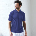 French Navy - Back - AWDis Just Cool Mens Smooth Short Sleeve Polo Shirt