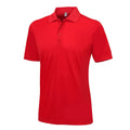Fire Red - Front - AWDis Just Cool Mens Smooth Short Sleeve Polo Shirt