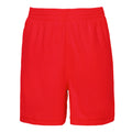 Fire Red - Front - AWDis Just Cool Childrens-Kids Sport Shorts