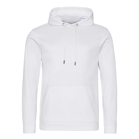 Arctic White - Front - AWDis Adults Unisex Polyester Sports Hoodie
