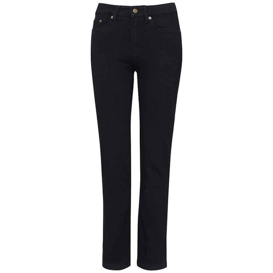 Black - Front - AWDis So Denim Womens-Ladies Katy Straight Leg Jeans