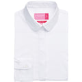 White - Back - Brook Taverner Womens-Ladies Trevi Long Sleeve Poplin Shirt