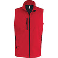 Red - Front - Kariban Mens Quilted Lightweight Down Bodywarmer