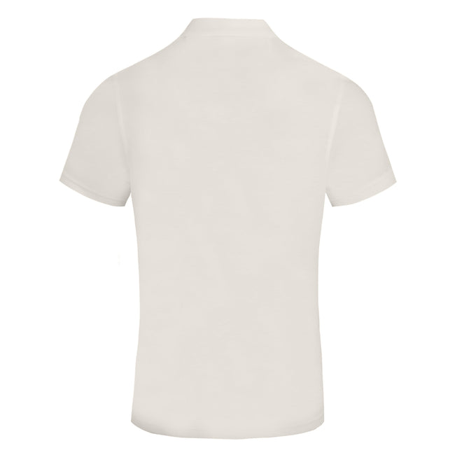 Cream - Back - Canterbury Mens Short Sleeve Cricket Shirt