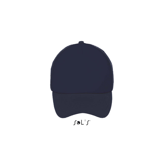French Navy - Back - SOLS Unisex Bubble Contrast Cap