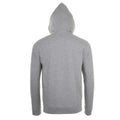 Grey Marl - Lifestyle - SOLS Mens Stone Zip Up Plain Hoodie