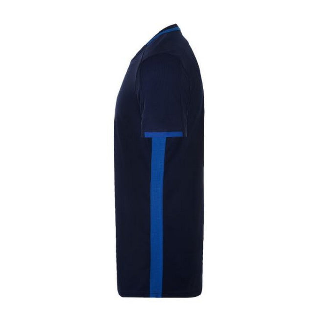 French Navy-Royal Blue - Lifestyle - SOLS Mens Classico Contrast Short Sleeve Football T-Shirt