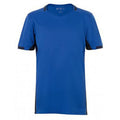 Royal Blue-French Navy - Front - SOLS Childrens-Kids Classico Contrast Short Sleeve Football T-Shirt