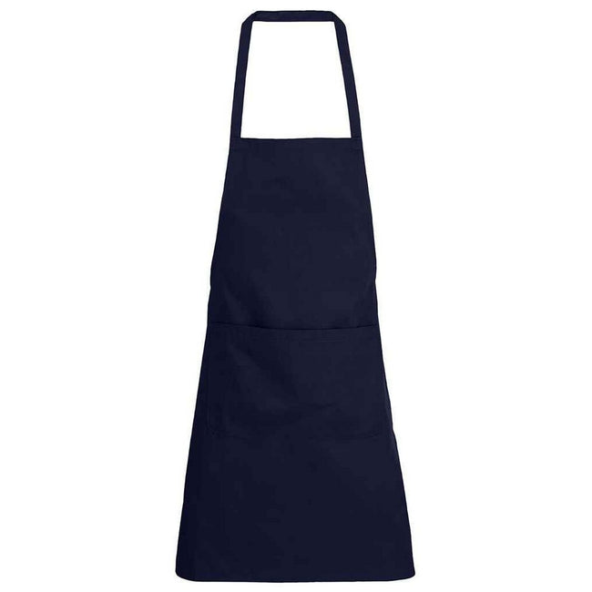 Navy - Front - SOLS Unisex Gramercy Bib Apron
