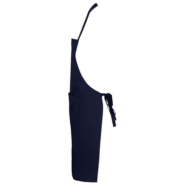 Navy - Back - SOLS Unisex Gramercy Bib Apron