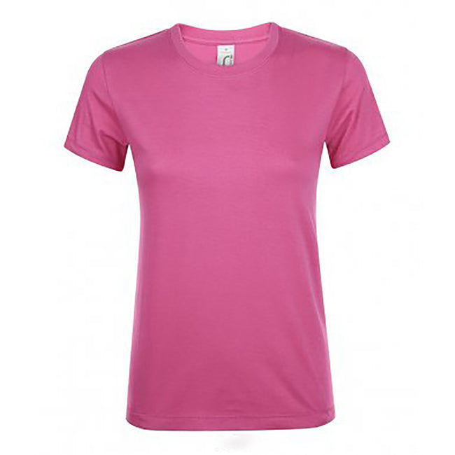 Orchid Pink - Front - SOLS Womens-Ladies Regent Short Sleeve T-Shirt