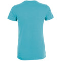 Atoll blue - Back - SOLS Womens-Ladies Regent Short Sleeve T-Shirt