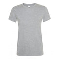Grey Marl - Front - SOLS Womens-Ladies Regent Short Sleeve T-Shirt