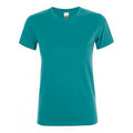Duck Blue - Front - SOLS Womens-Ladies Regent Short Sleeve T-Shirt