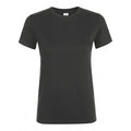 Dark Grey - Front - SOLS Womens-Ladies Regent Short Sleeve T-Shirt
