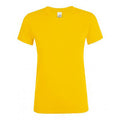 Gold - Front - SOLS Womens-Ladies Regent Short Sleeve T-Shirt