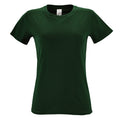 Bottle Green - Front - SOLS Womens-Ladies Regent Short Sleeve T-Shirt