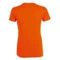 Orange - Back - SOLS Womens-Ladies Regent Short Sleeve T-Shirt