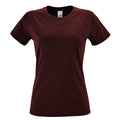 Burgundy - Lifestyle - SOLS Womens-Ladies Regent Short Sleeve T-Shirt