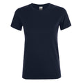 French Navy - Front - SOLS Womens-Ladies Regent Short Sleeve T-Shirt