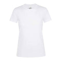 Absolute White - Front - SOLS Womens-Ladies Regent Short Sleeve T-Shirt