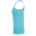 Atoll Blue - Side - SOLS Womens-Ladies Justin Sleeveless Vest