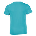 Atoll Blue - Back - SOLS Childrens-Kids Regent Short Sleeve Fitted T-Shirt