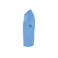 Sky Blue - Side - SOLS Mens Perfect Pique Short Sleeve Polo Shirt