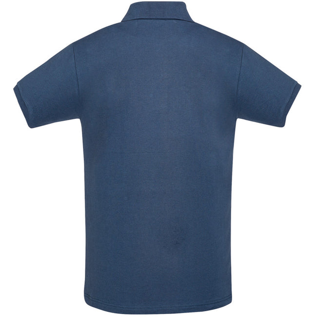 Denim - Back - SOLS Mens Perfect Pique Short Sleeve Polo Shirt