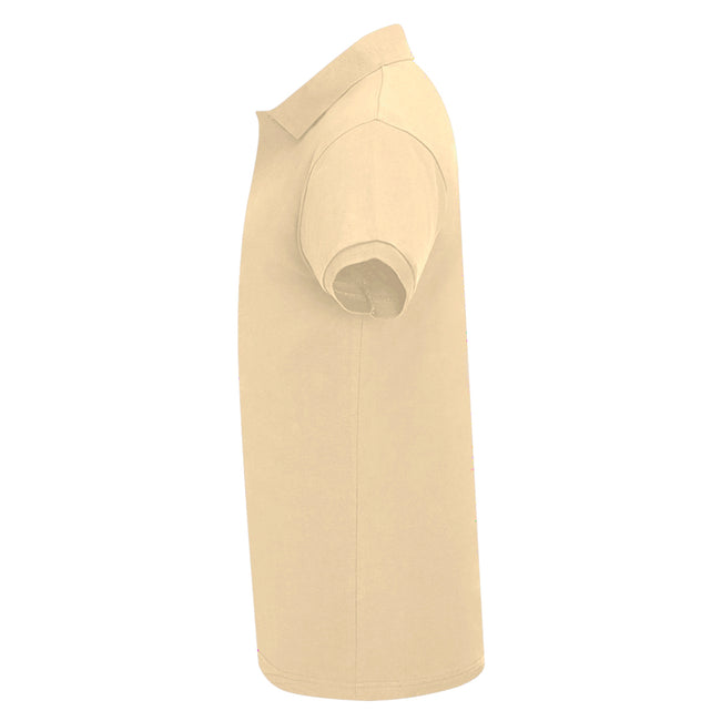 Sand - Lifestyle - SOLS Mens Perfect Pique Short Sleeve Polo Shirt