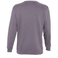 Grey - Back - SOLS Unisex Supreme Sweatshirt