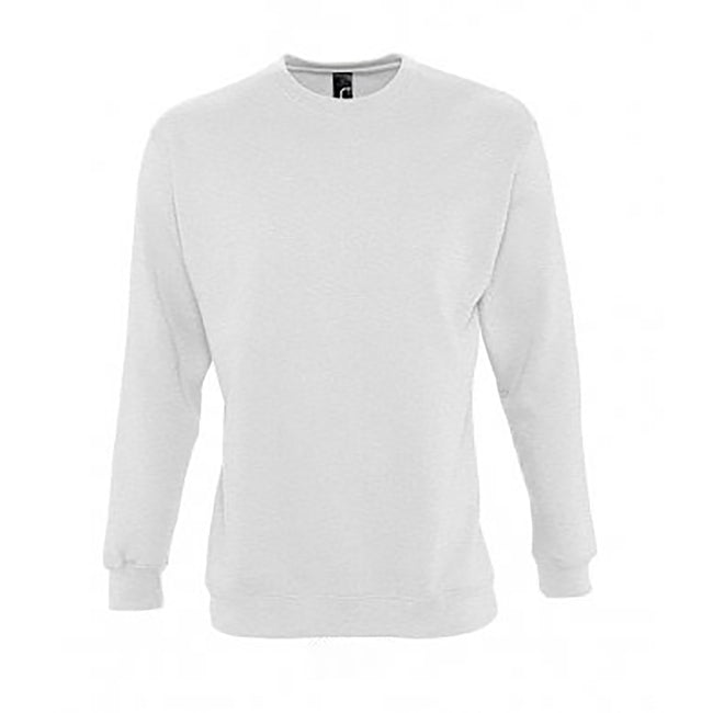 Ash - Front - SOLS Unisex Supreme Sweatshirt