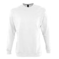 White - Front - SOLS Unisex Supreme Sweatshirt