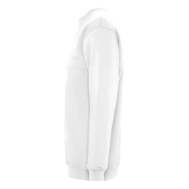White - Side - SOLS Unisex Supreme Sweatshirt