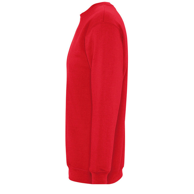 Red - Side - SOLS Unisex Supreme Sweatshirt