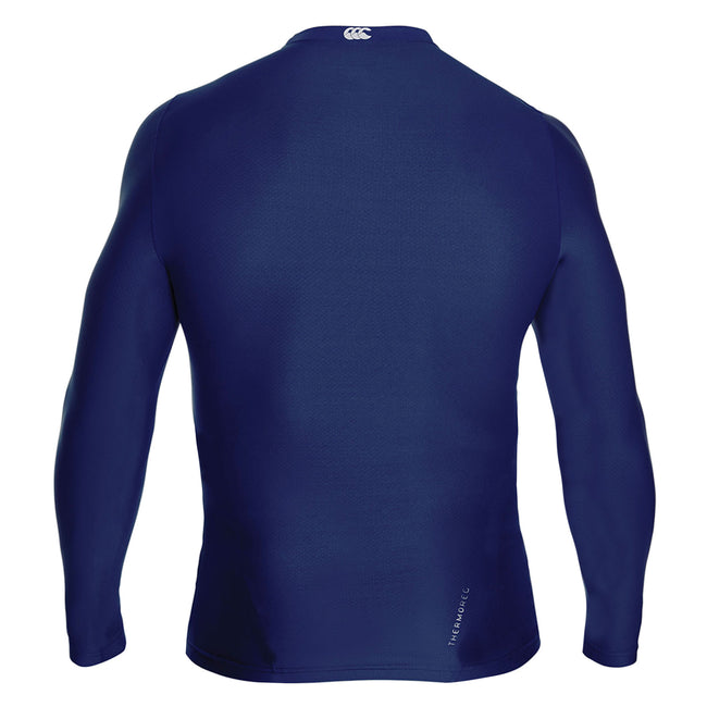 Navy - Back - Canterbury Mens ThermoReg Long Sleeve Base Layer Top