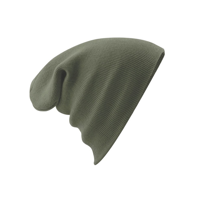 Olive Green - Back - Beechfield Unisex Original Cuffed Beanie Winter Hat